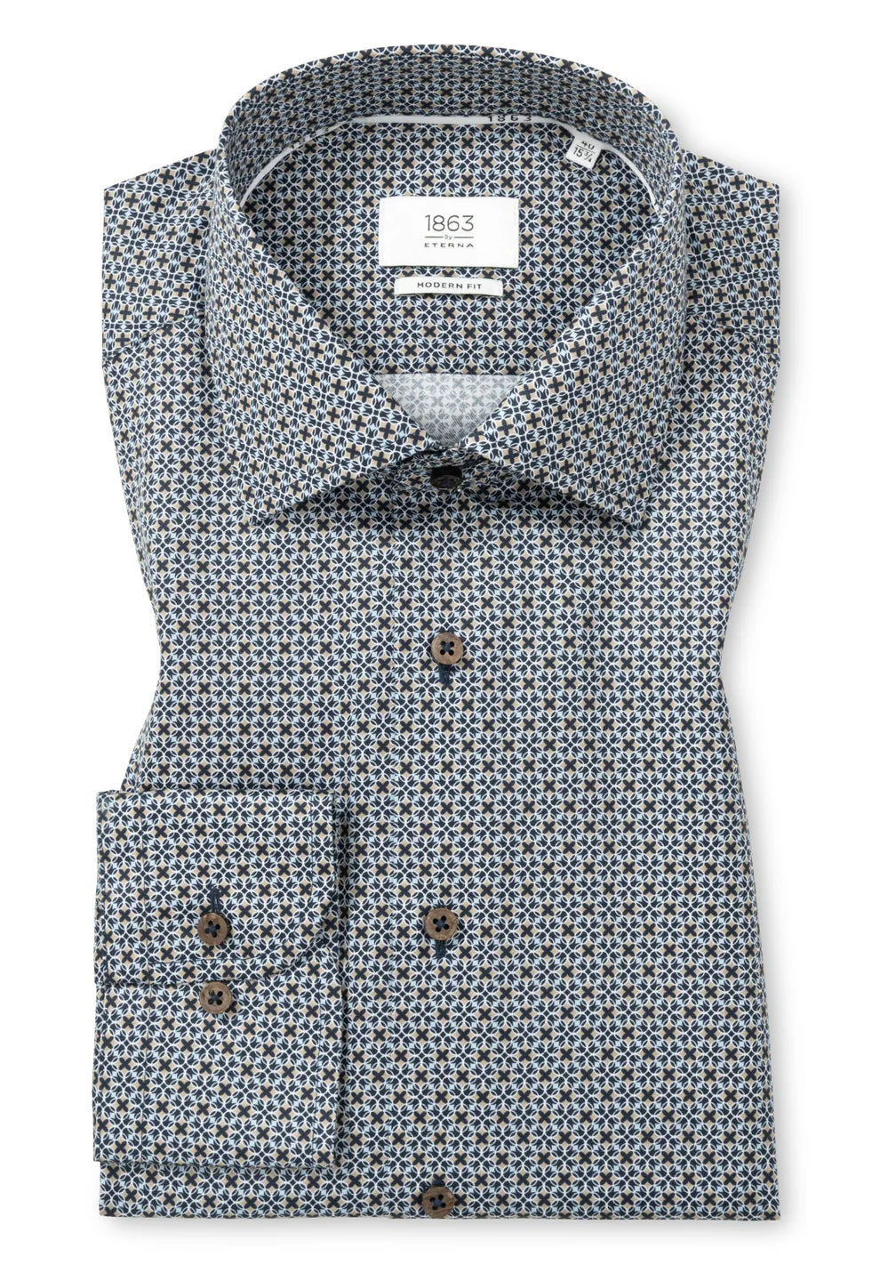 Premium Printed Twill Dress Shirt