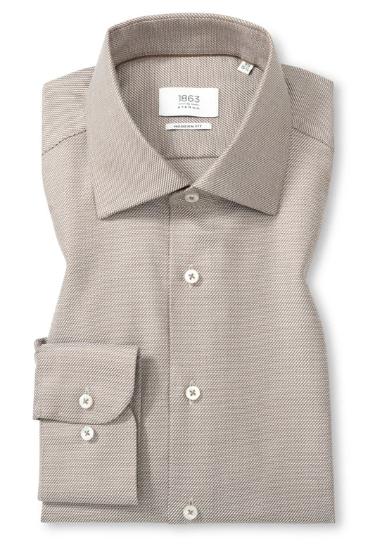 Structured Modern Fit Twill with Tape Front