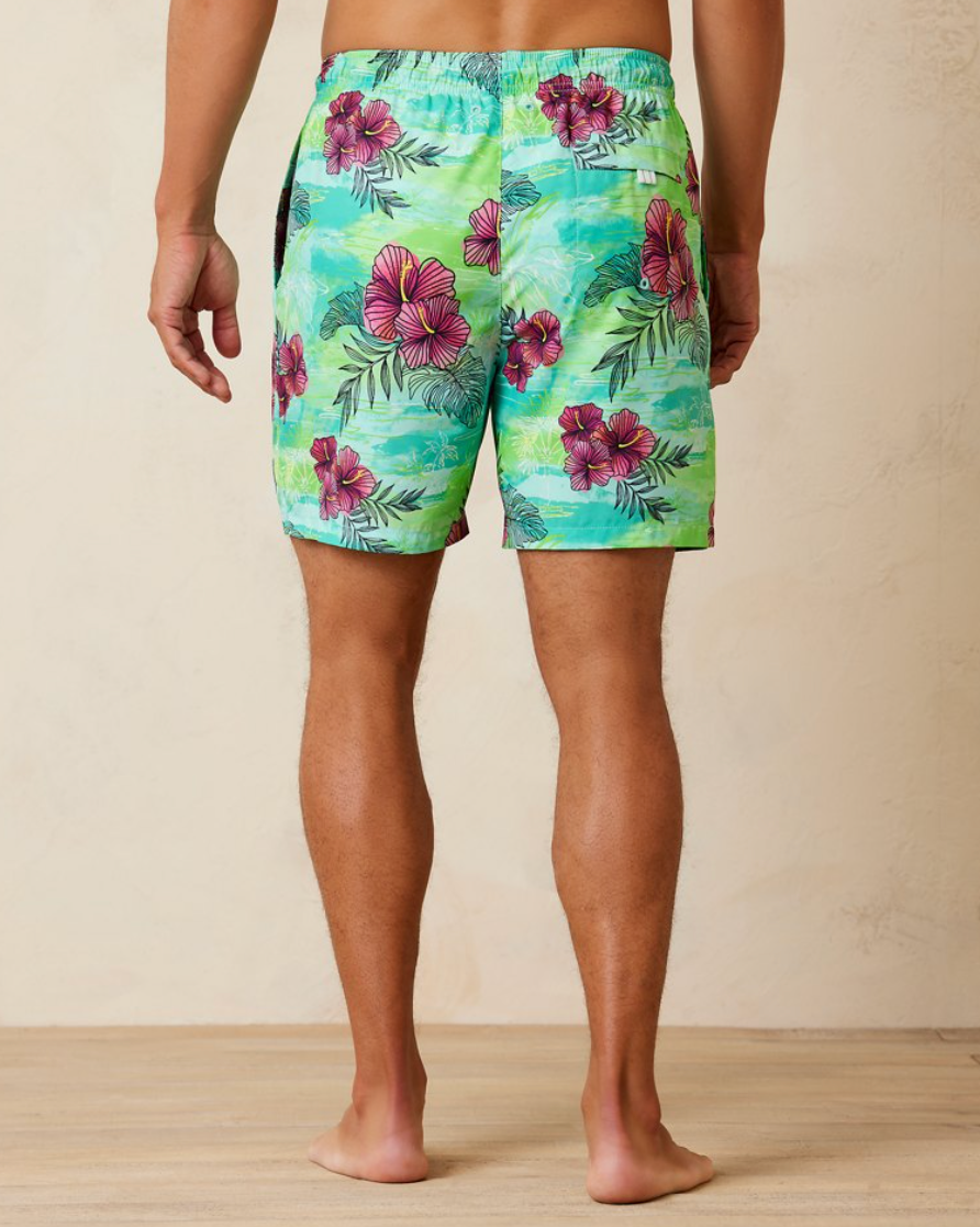 Naples Fresco Blooms Swim Trunks