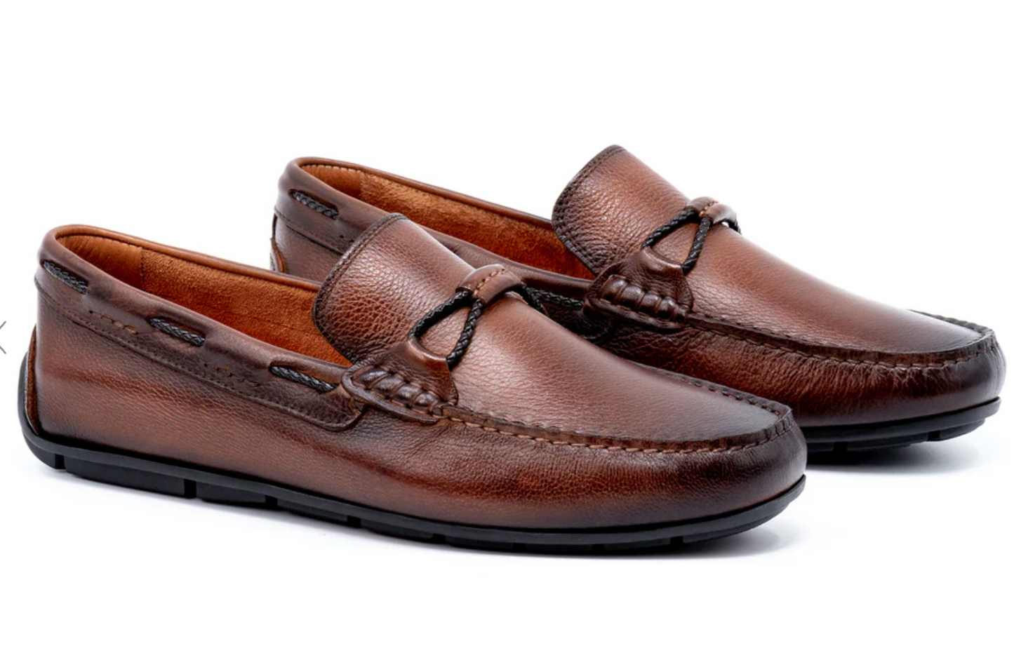 Bermuda Pebble Grain Bit Loafers