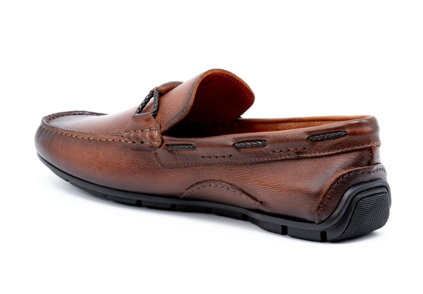 Bermuda Pebble Grain Bit Loafers