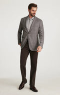 Charisma Relaxed Straight Pants in Brunette Twill