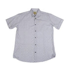 Diamonds Print Camp Shirt