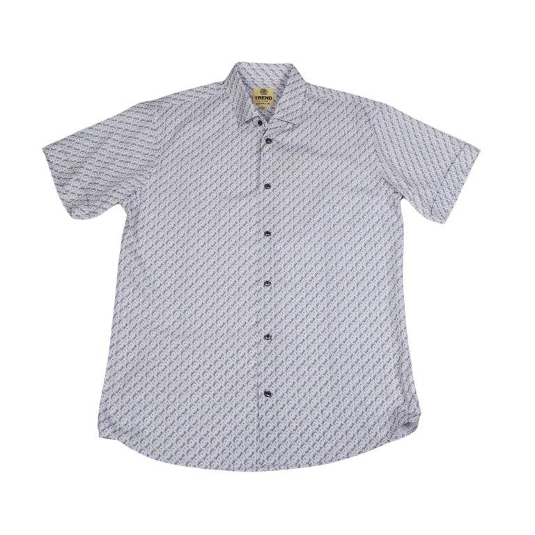 Diamonds Print Camp Shirt