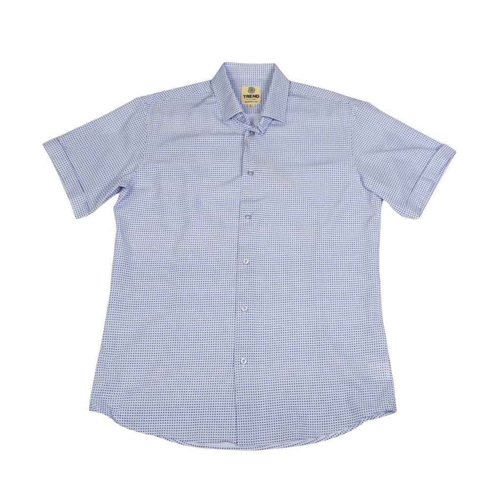Micro Geo Print Camp Shirt