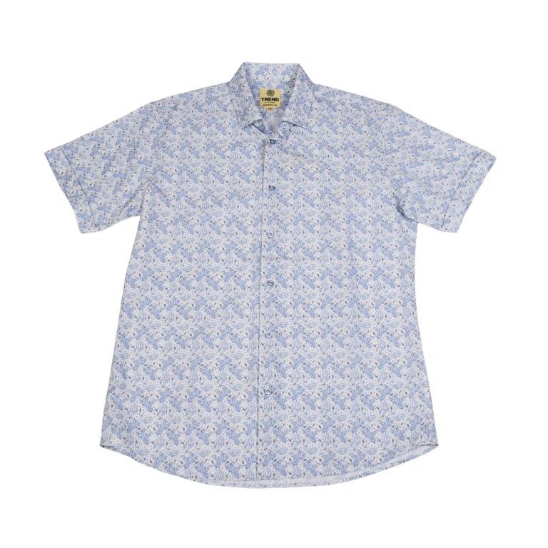 Soft Paisley Print Camp Shirt