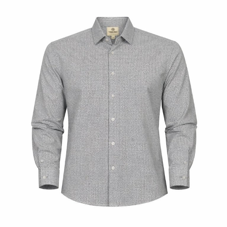 Crossover Print Sport Shirt