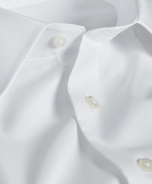 White Super Fine Twill Dress Shirt