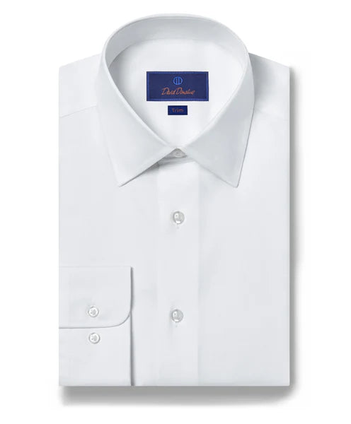 White Super Fine Twill Dress Shirt