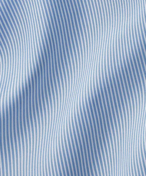 Blue & White Fine Stripe Dress Shirt