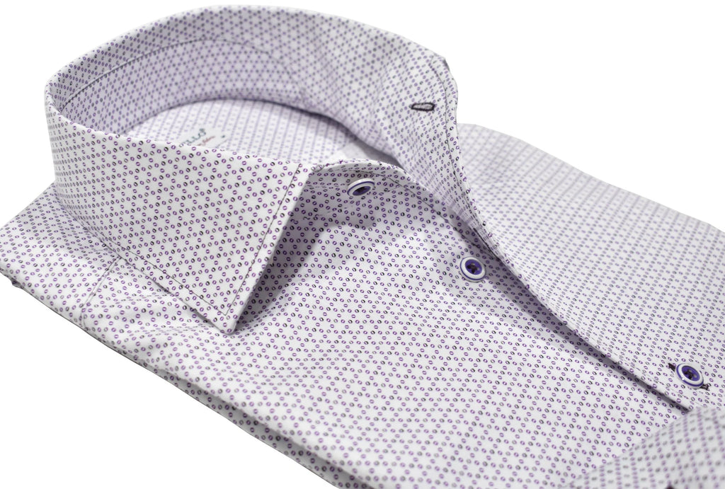 Lilac Montana Roll Collar Shirt