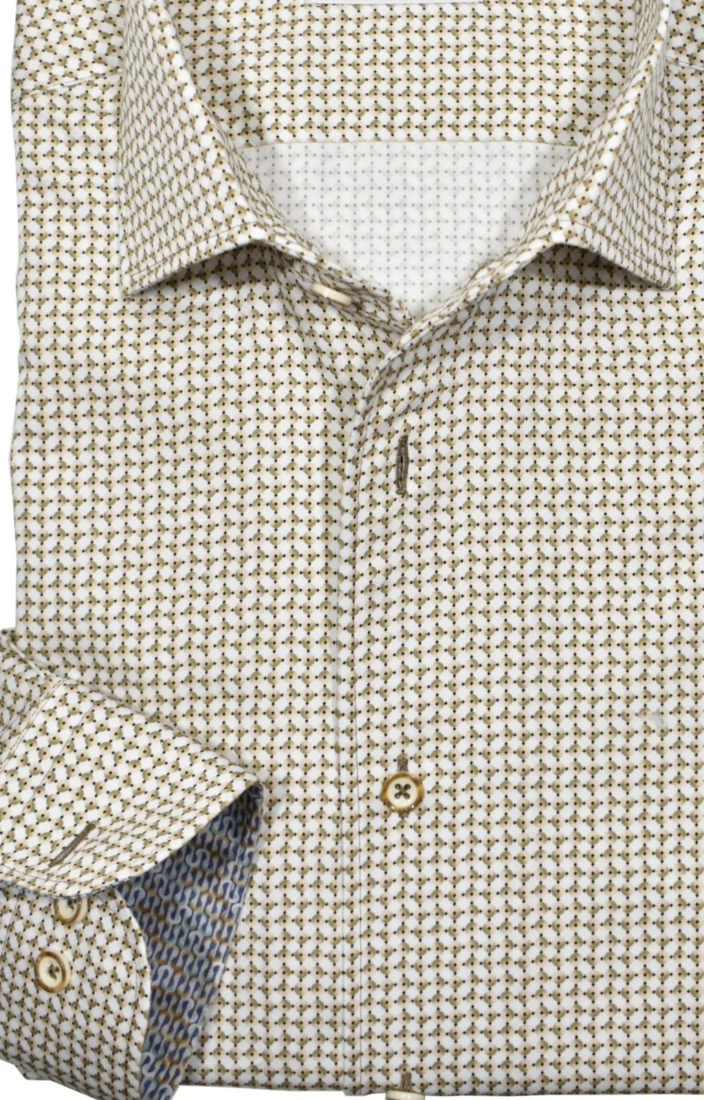 Tan Andrew Roll Collar Shirt