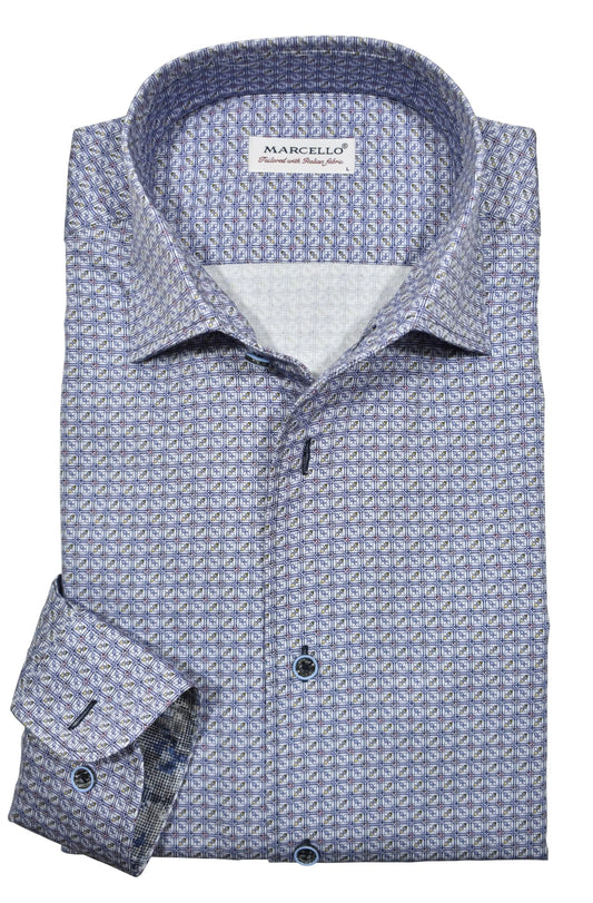 Kirkland Abstract Roll Collar Sport Shirt