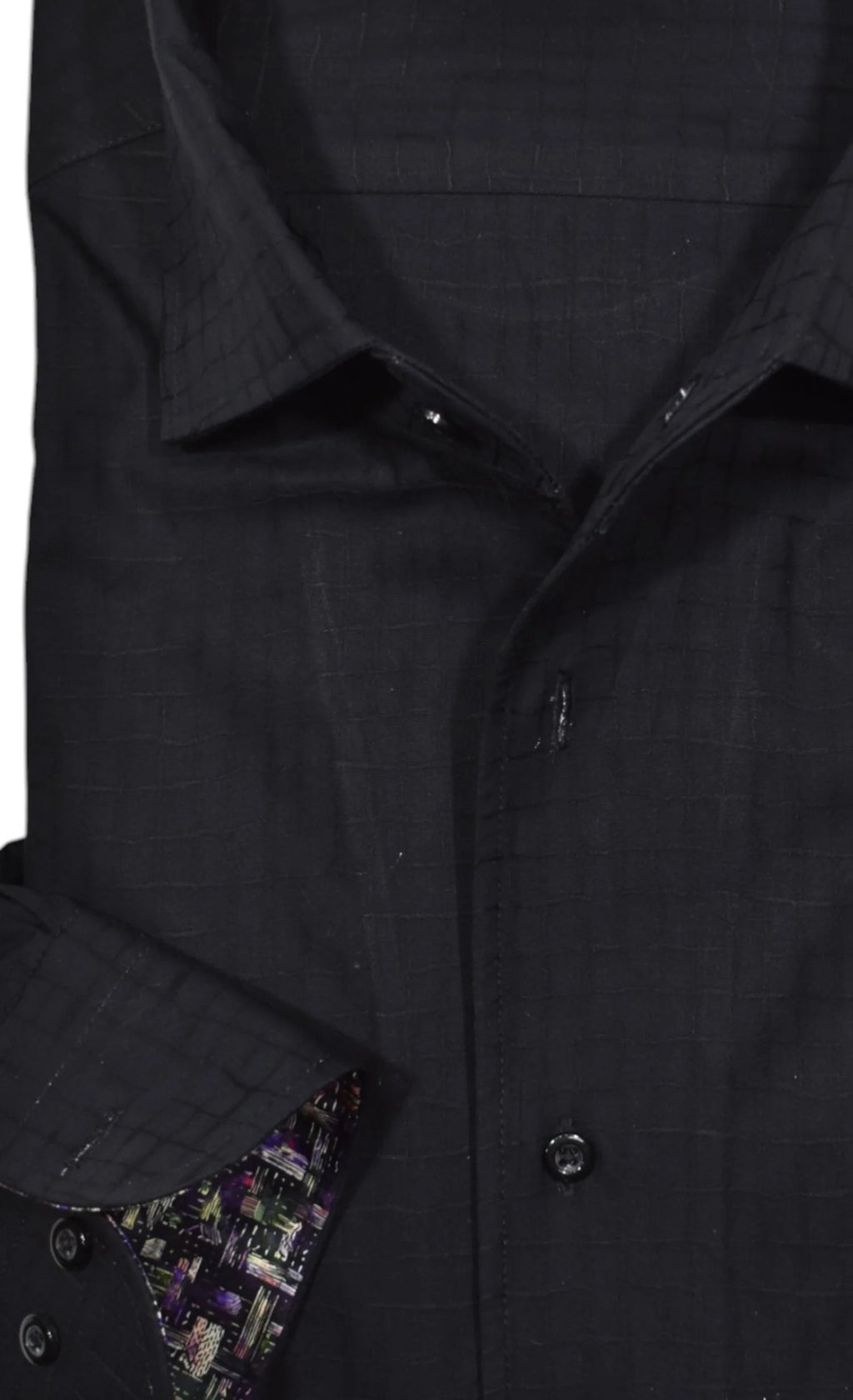 Barney Black Sport Shirt