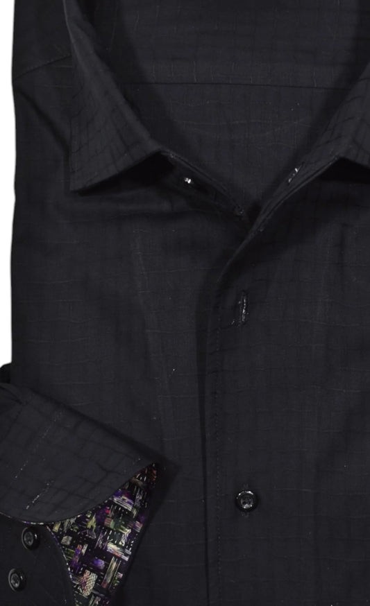 Barney Black Sport Shirt