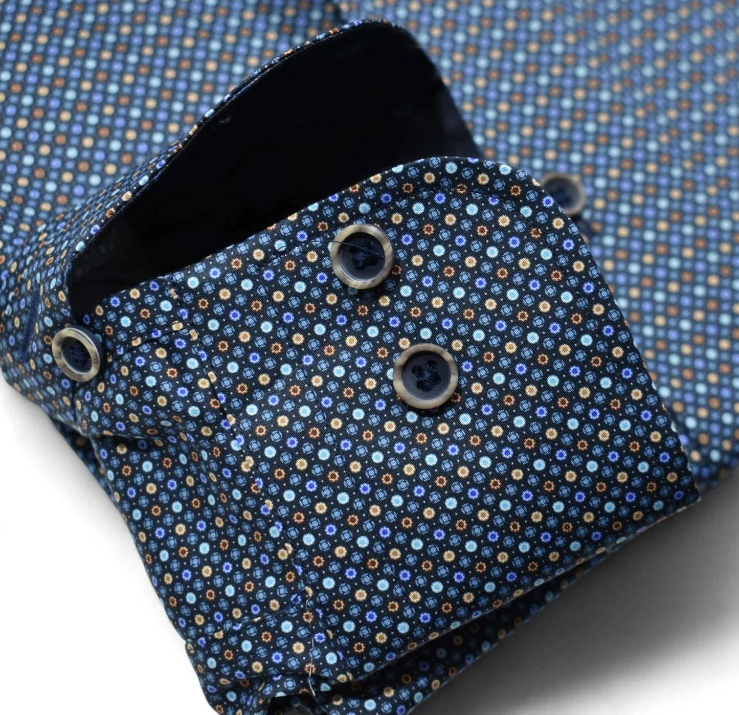 Ringley Indigo Roll Collar Sport Shirt