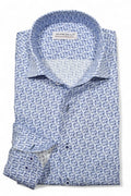 Shaded Perforation Sport Shirt