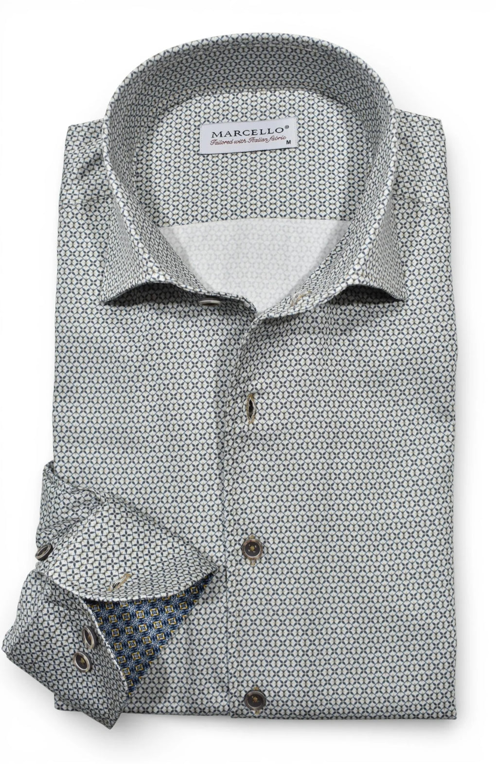 Crystal Earth Medallion Sport Shirt