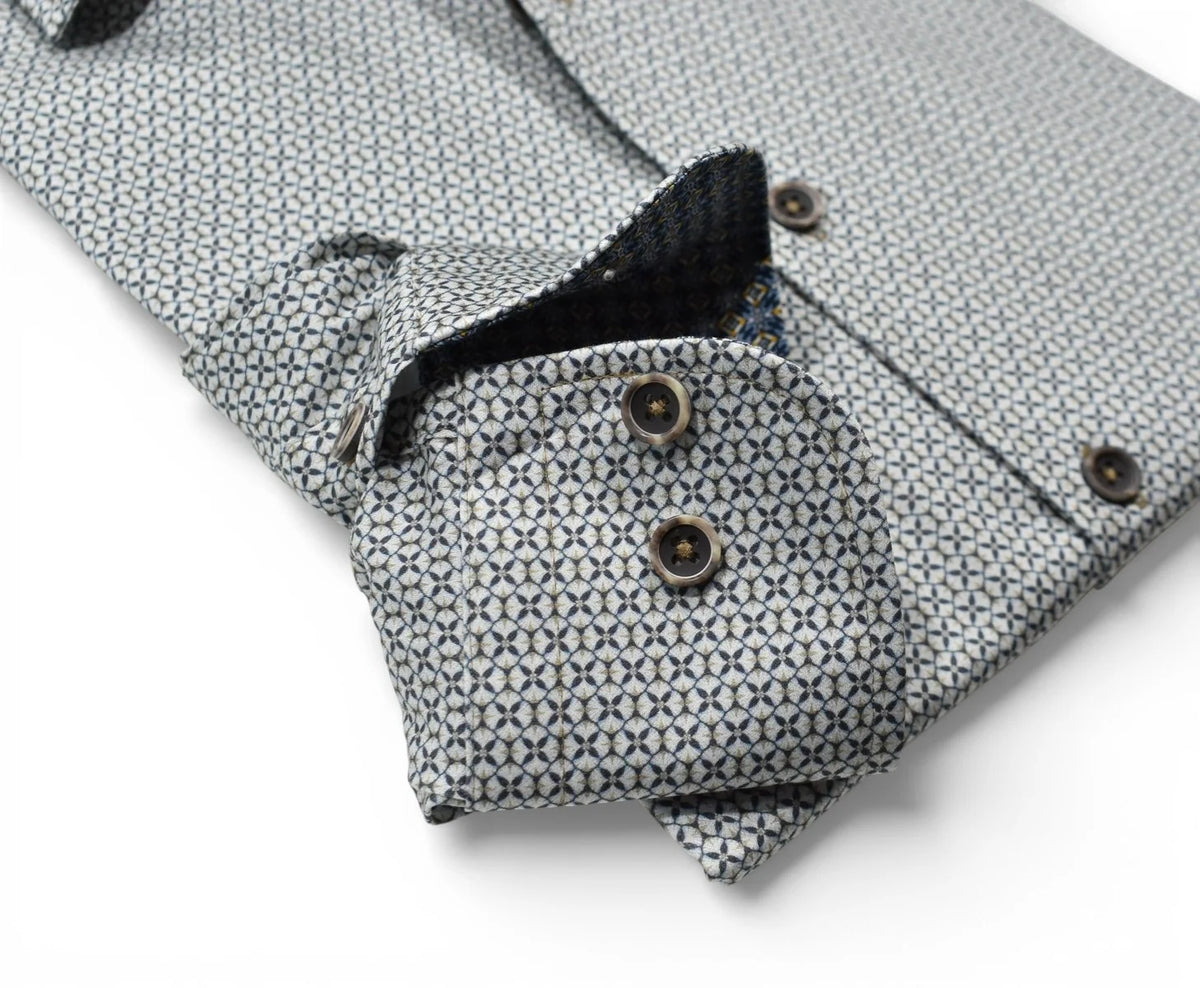 Crystal Earth Medallion Sport Shirt