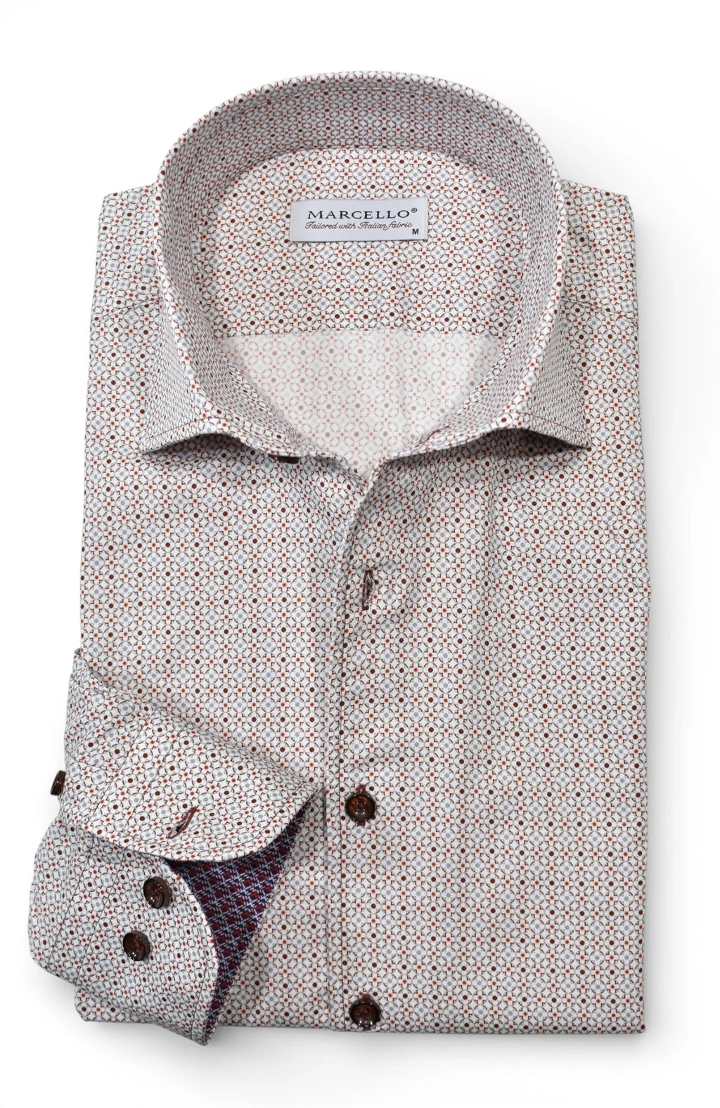 Rustic Open Geo Medallion Sport Shirt