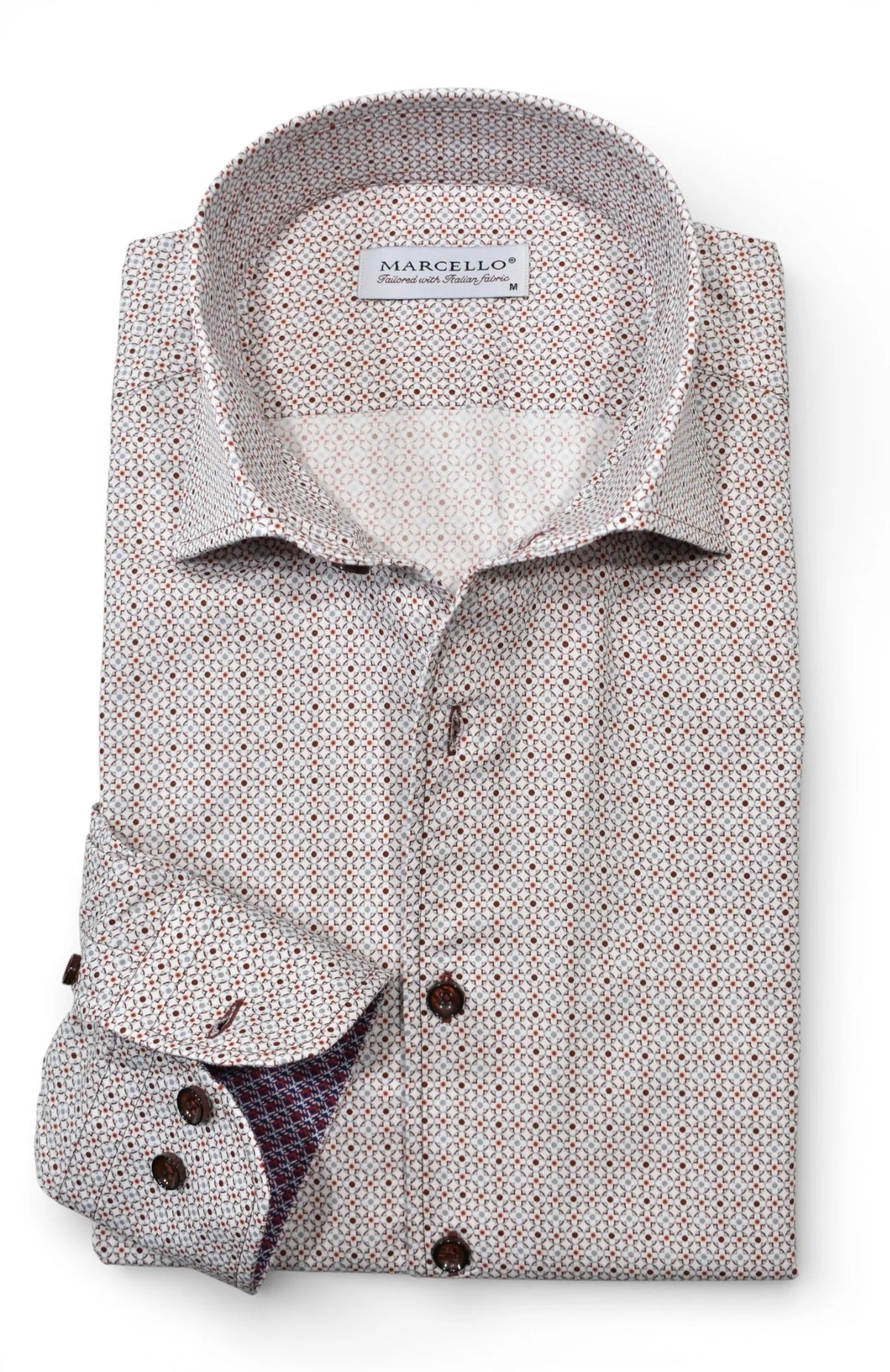 Rustic Open Geo Medallion Sport Shirt