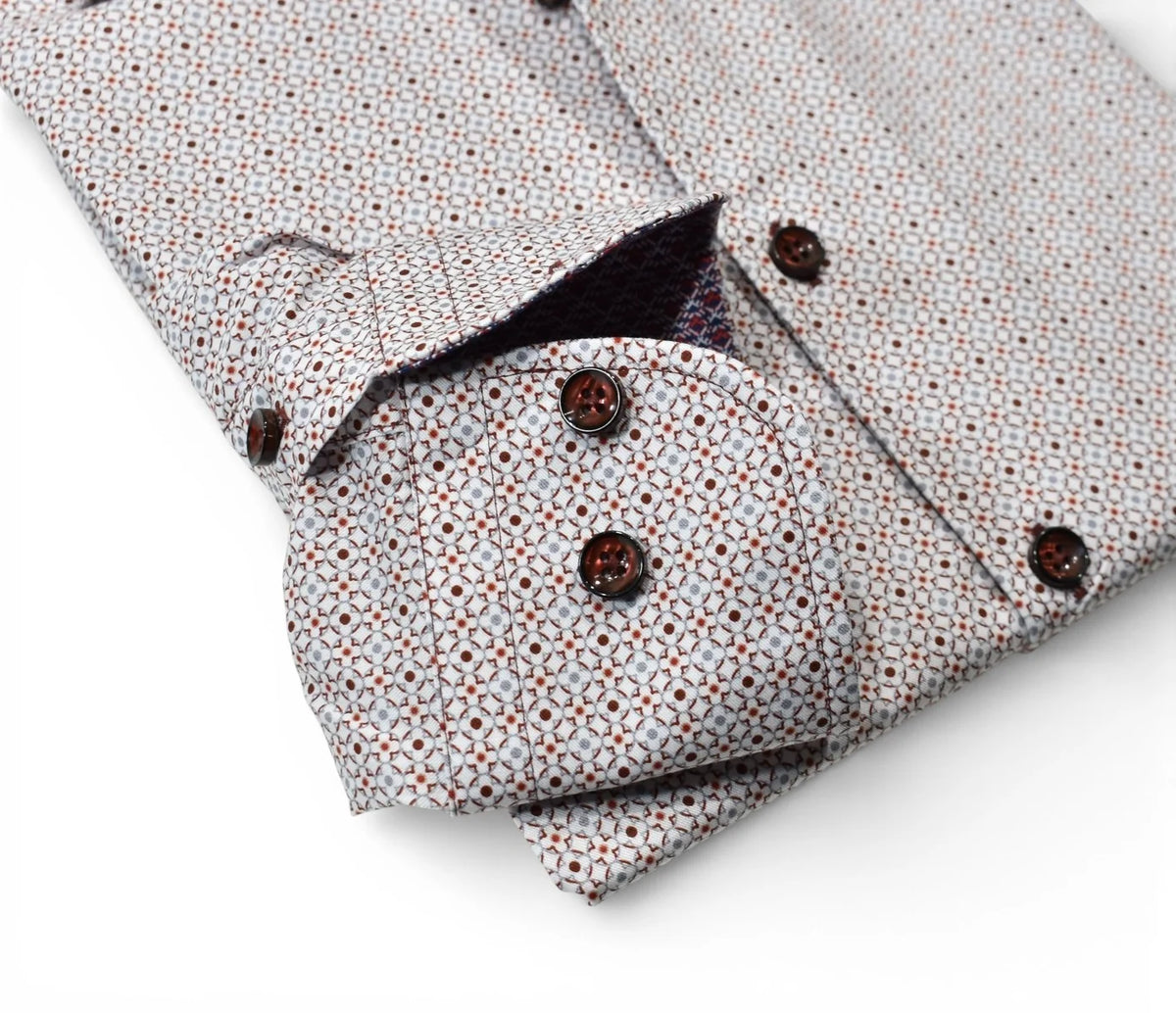 Rustic Open Geo Medallion Sport Shirt