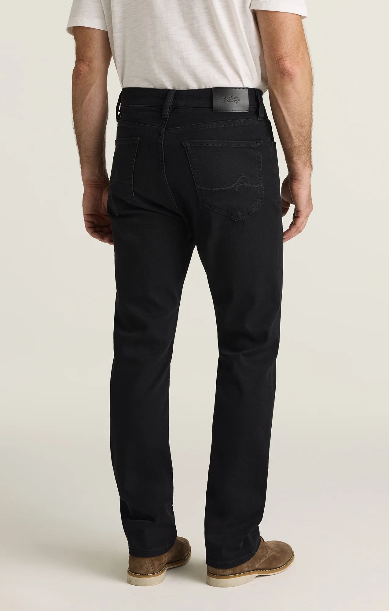 Charisma Relaxed Straight Jeans in Smoke Organic Ultra