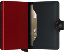Load image into Gallery viewer, Secrid Mini Wallet MM Black &amp; Red
