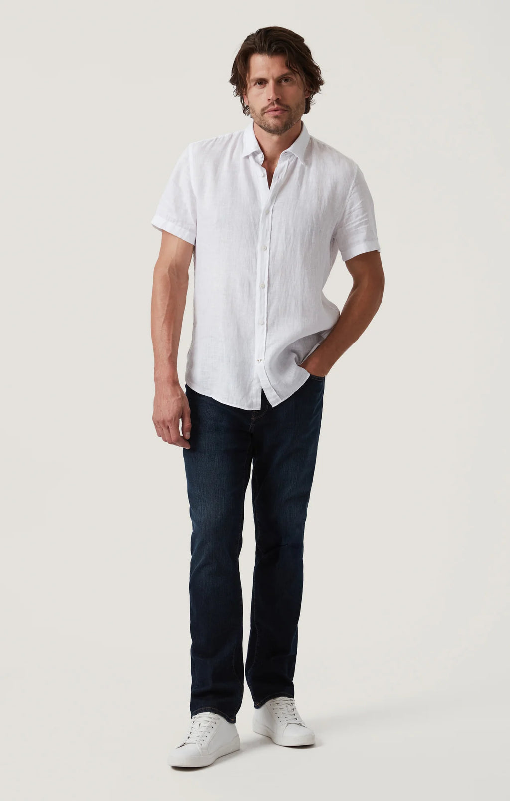 Charisma Relaxed Straight Jeans in Dark Comfort